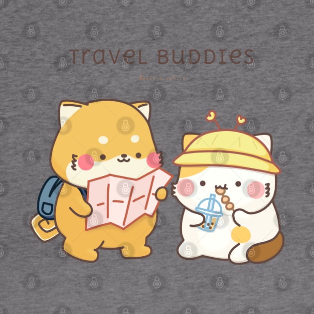 Travel Buddies by @muffin_cat_ig